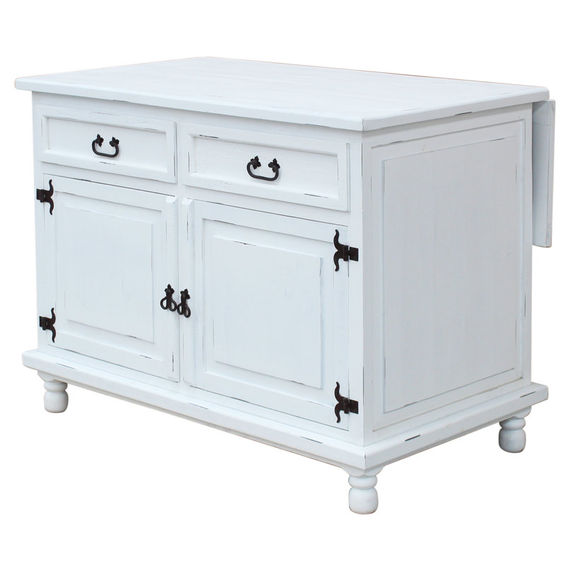 CottageCreek Kinzley Kitchen Island with PullOut Table Wayfair